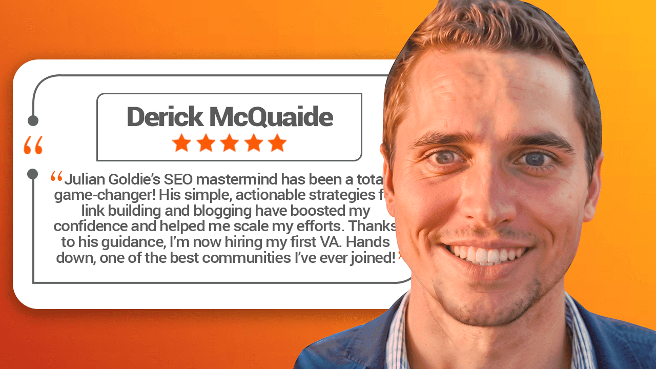 Testimonial from Derick McQuaide