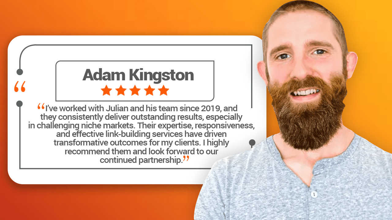 Testimonial from Adam Kingston