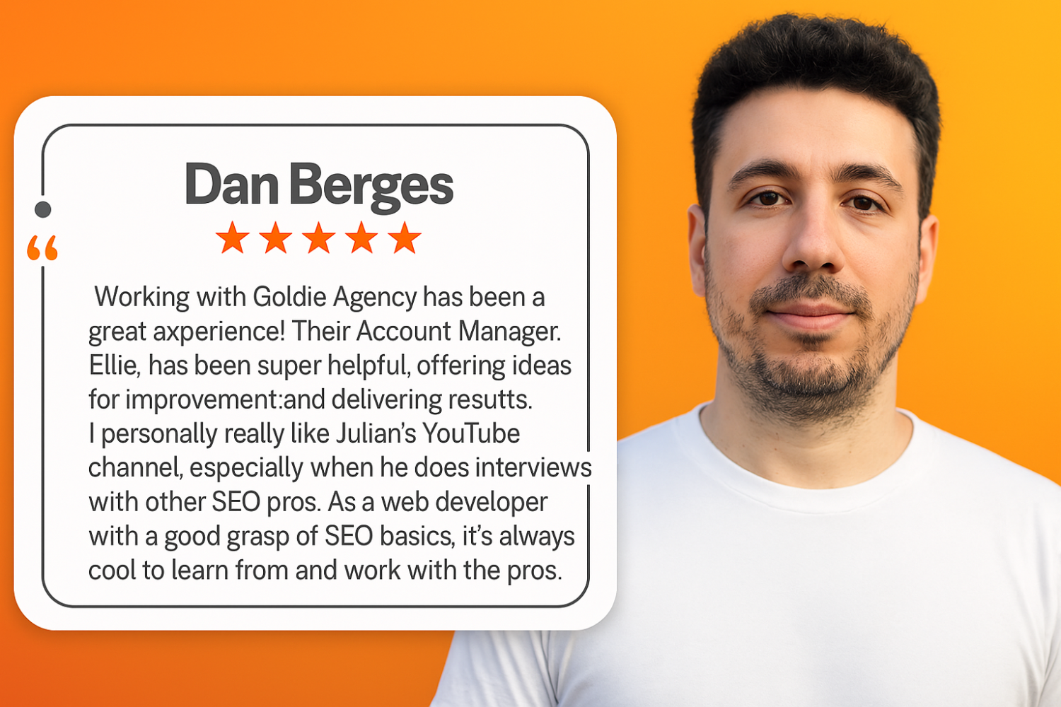 Testimonial from Dan Berges