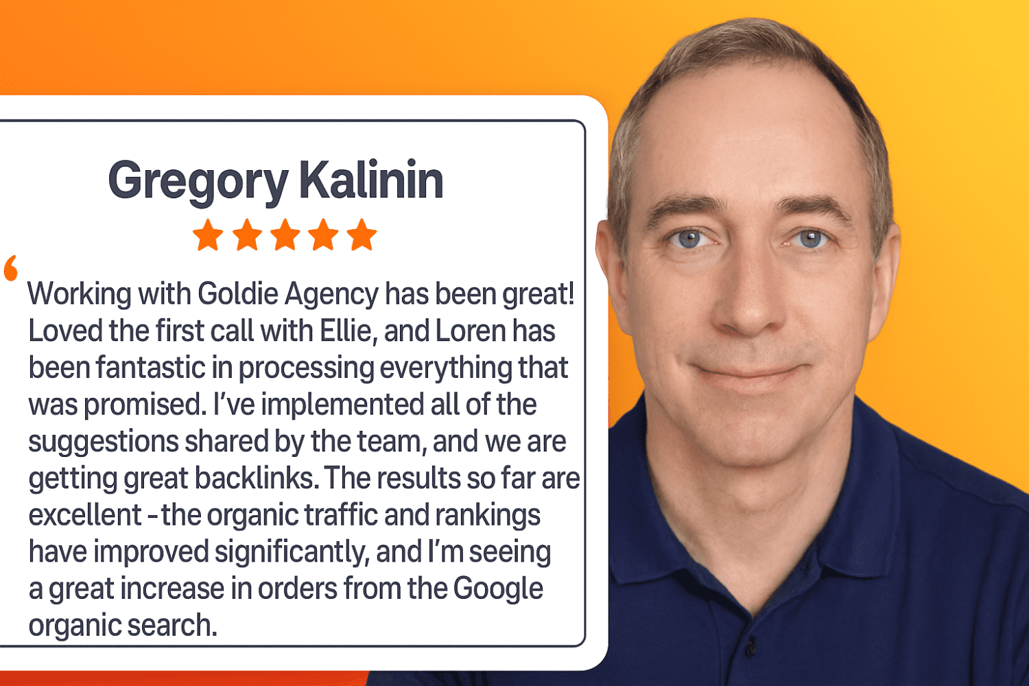 Testimonial from Gregory Kalinin